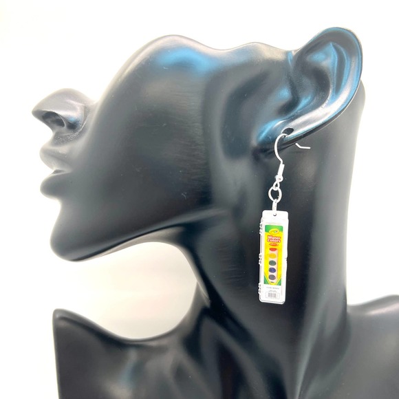 Crayola Paint Earrings - Teacher Earrings - School Earrings - Artist Earrings - Picture 11 of 11
